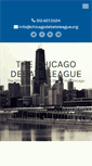 Mobile Screenshot of chicagodebateleague.org
